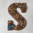 Koffie / caramel letter